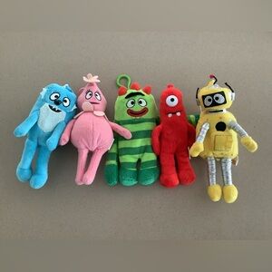 Yo Gabba Gabba Keychain Set
